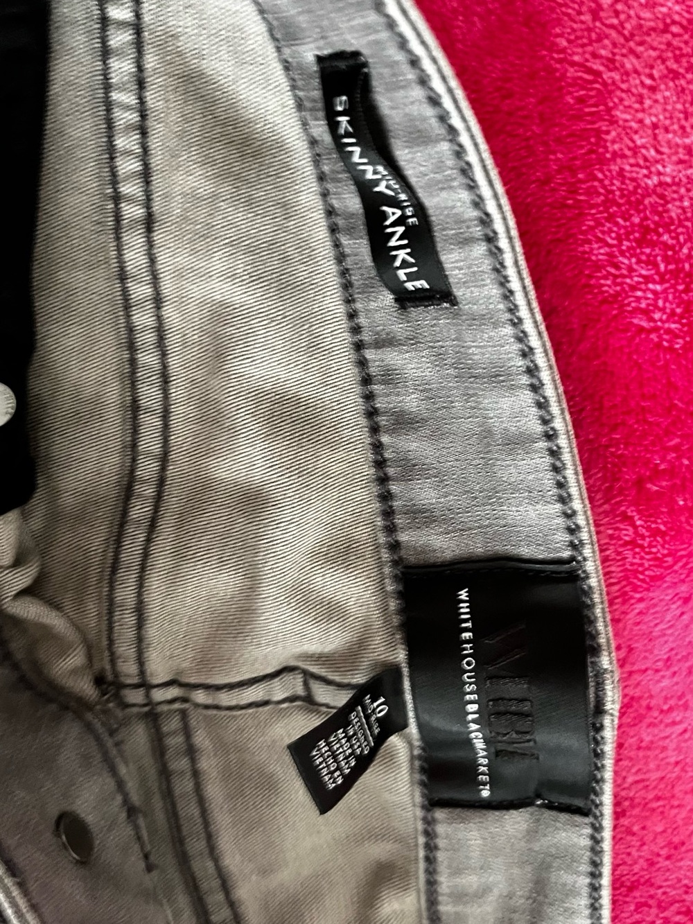 WHBM black embellished jeans - Picture 5 of 7